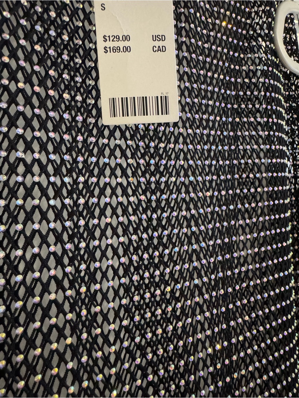 Urban Outfitters -silence + noise Black Sheer Midi Skirt with Multicolor Beading - Picture 4 of 6